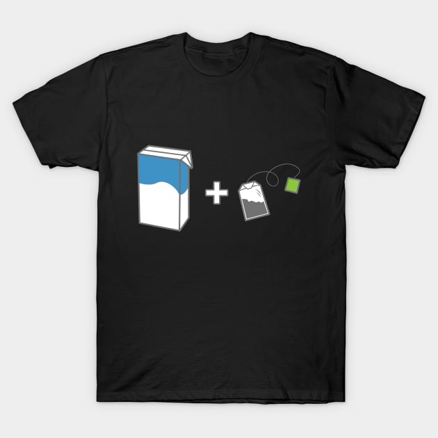 Milk Plus Tea T-Shirt by GraphicsGarageProject